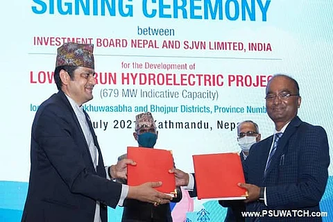 SJVN grabs another mega Hydro Project in Nepal, signs MoU