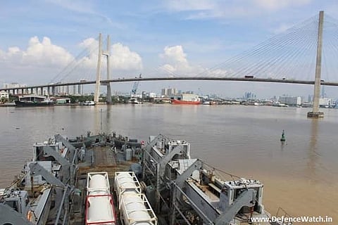 Mission SAGAR: INS Airavat delivers COVID relief supplies to Vietnam