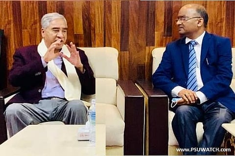 SJVN CMD meets Nepal PM; reviews work of 900 MW Arun-3 project