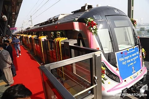 Delhi Metro launches driverless train operations of metro on Pink Line
