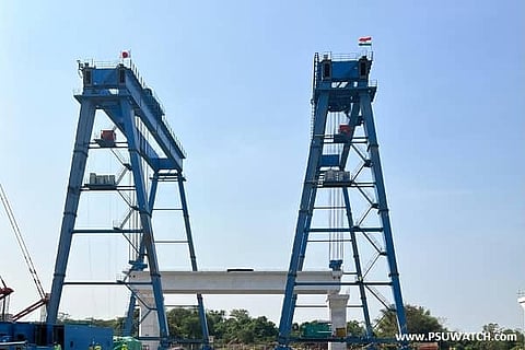 NHSRCL erects 1st full span 40-metre box girder for Mumbai-Ahmedabad bullet train corridor
