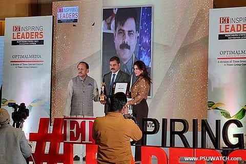 Ajit Kumar Sinha (IRTS) bags ‘ET Inspiring Leader in Northern States Award’