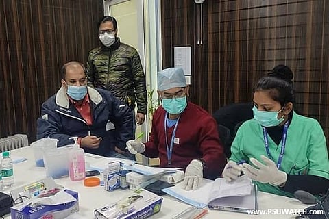 NBCC organises a health check-up camp at its Amrapali project sites