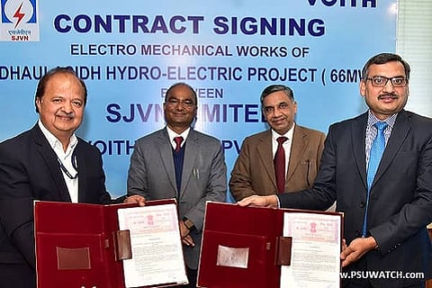 SJVN awards electro mechanical works of Dhaulasidh project to Voith Hydro