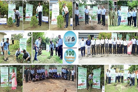 GRSE celebrates Azadi Ka Amrit Mahotsav with 100 tree plantation drive