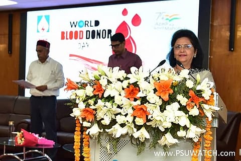 SJVN Ltd celebrated world blood donor day