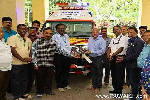 CSR Watch: HMT contributes ambulance to KC General Hospital, Bengaluru