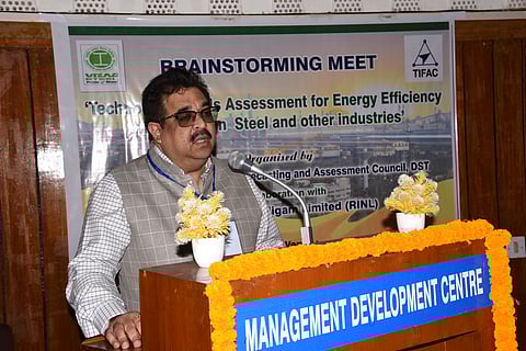 RINL organises brainstorming meeting on 'Technology Needs Assessment Energy Efficiency with Focus on Steel and other Industries'