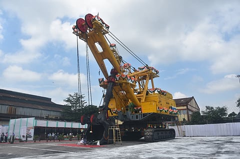 New giant excavator inducted into NCL’s mega machine fleet