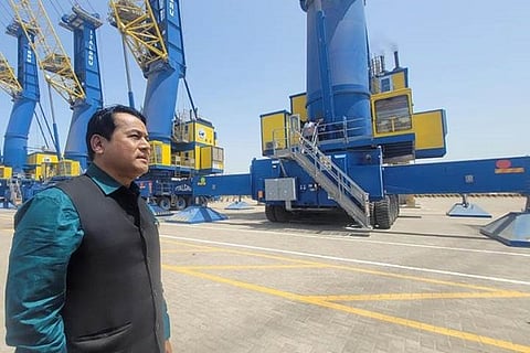 Sarbananda Sonowal visits Chabahar Port in Iran to review work progress
