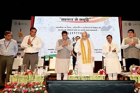 There is immense potential in the cooperative sector and GeM portal will be a very useful platform for expansion of this sector, said Union Minister Amit Shah (photo: PIB)