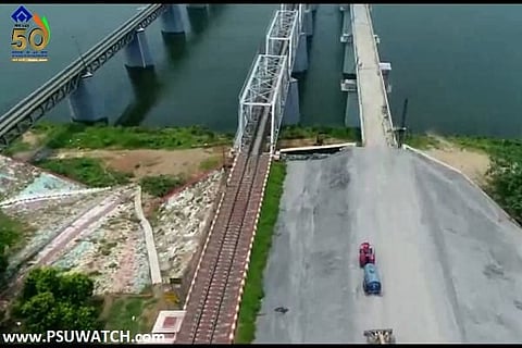 SAIL RSP supplies steel for Railway Bridge over River Subarnarekha