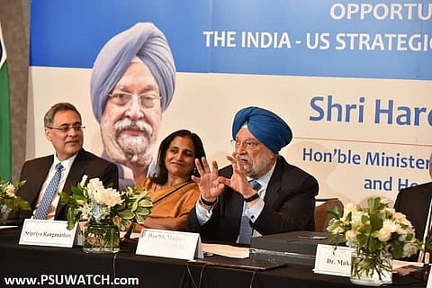 Union Minister for Petroleum and Natural Gas Hardeep Singh Puri