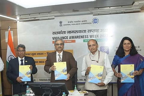 Vigilance Commissioner on Tuesday launched GAIL’s e-Vigilance portal (Photo: GAIL)