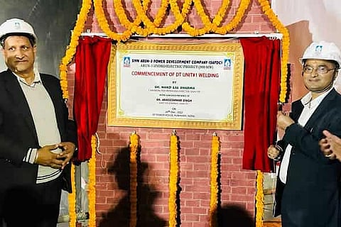 SJVN CMD visits Arun-3 Hydro Project in Nepal