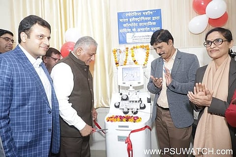 CSR Watch: BEL installs Apheresis machine at Govt MMG Hospital, Ghaziabad
