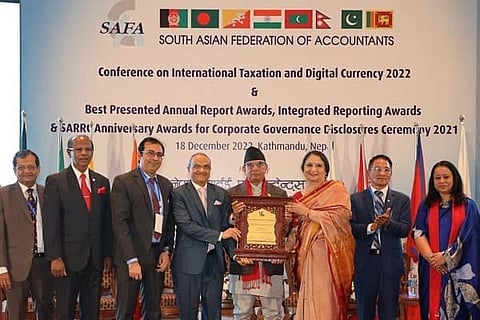PFC bags SAFA Gold Award for best presented accounts/annual report