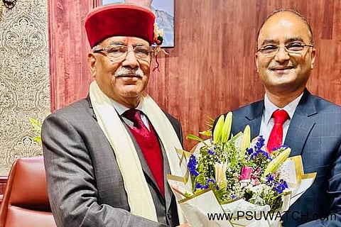 SJVN CMD meets Nepal PM; reviews work of Arun projects