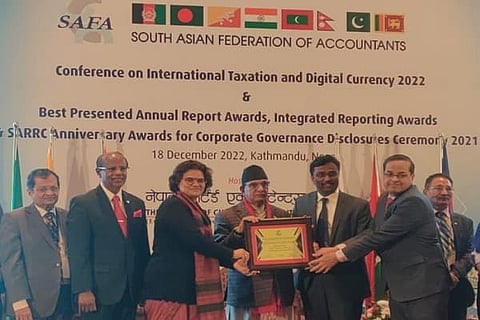 RailTel wins SAFA Award for its annual report