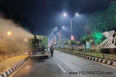 MCL deploys 4 fogging cannons to clean up air in Rourkela