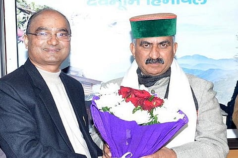 SJVN CMD meets Chief Minister of Himachal Pradesh