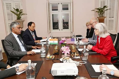 Defence Secretary meets delegations from Saudi Arabia, USA & Oman