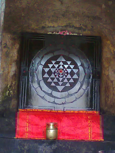 Shri Yantra at Chidambaram Nataraja temple installed by Adi Shankaracharya ji at Ambika Shrine.