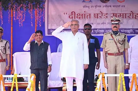 Raipur: Statue of Netaji Subhash Chandra Bose unveiled at State Police Academy