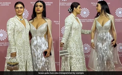 During the photoshoot, daughter Nyasa did not listen to mom Kajol, see what happened in the video
