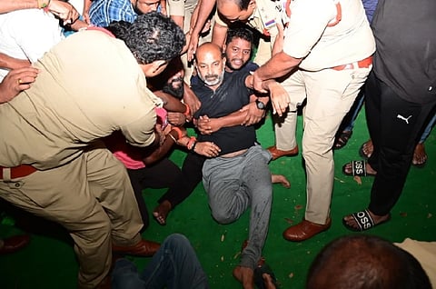 Bandi Sanjay Arrest: Telangana BJP President arrested in SSC paper leak case, BJP said – it is 'illegal'