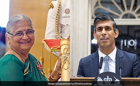 "Proud day...": UK PM Rishi Sunak on mother-in-law Sudha Murthy receiving Padma award