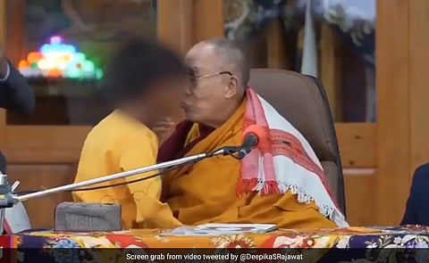 Dalai Lama apologizes to child and his family after video controversy