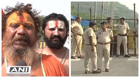 Jagadguru Paramhans stopped at Sohna border, Hindu leader put under house arrest in Gurugram