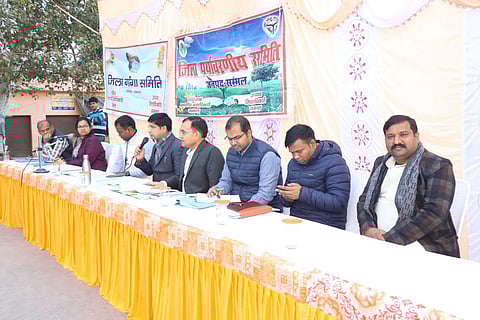 "Meeting Held at Rajghat, Babraala to Review Ganga Conservation and Environmental Initiatives"