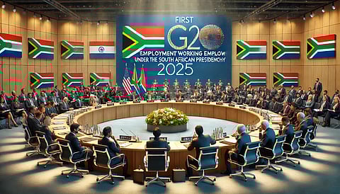 Secretary, M/o Labour & Employment led the Indian delegation at First G20 Employment Working Group Meeting 2025 under South African Presidency