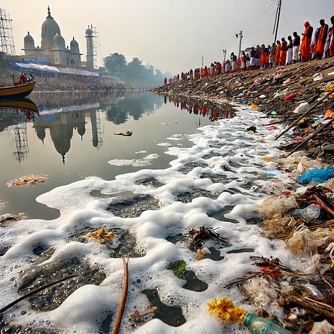 Prayagraj, February 2025 – The Central Pollution Control Board (CPCB) has raised concerns over the water quality at the Sangam, declaring it unsafe for bathing due to high Biochemical Oxygen Demand (BOD) levels. The latest CPCB report follows recent findings of faecal bacteria contamination, sparking health and environmental concerns.
According to the report, the BOD levels in the river exceed the permissible limit, indicating increased organic pollution that could pose risks to devotees and visitors during the ongoing Maha Kumbh 2025. The presence of faecal coliform bacteria further highlights sewage and waste discharge issues affecting the river’s ecosystem.
Despite ongoing efforts to improve water quality through sewage treatment plants and pollution control measures, the latest findings suggest that more immediate action is needed. Experts have urged authorities to enhance monitoring, restrict waste dumping, and ensure effective treatment of pollutants before they reach the holy confluence of the Ganga, Yamuna, and Saraswati rivers.
With millions of pilgrims gathering for the Maha Kumbh, authorities are expected to take urgent measures to address the contamination and ensure public safety. Environmentalists stress that long-term solutions are essential to preserving the sacred waters for future generations.
Stay tuned for further updates on water quality measures and their impact on the grand religious gathering.