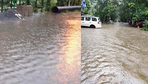 डोंबिवलीमध्ये अवतरला तीन नद्यांचा संगम; लक्ष वेधण्यासाठी नेटकऱ्यांनी उपरोधिक टीका