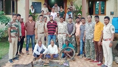 चंद्रपूर : बुटीबोरी येथे वाघाचे अवयव विक्री करताना चौघांना अटक