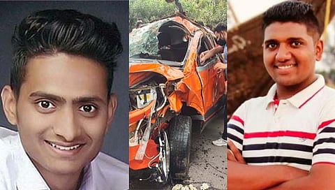 सातारमध्ये भीषण अपघातात कोल्हापूरचे दोन तरुण ठार झाले आहेत.