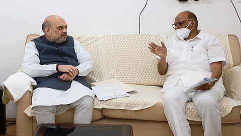 शरद पवार-अमित शहा यांची भेट, ‘या’ मुद्यावर झाली चर्चा
