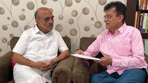 किरीट सोमय्या-अर्थ राज्यमंत्र्यांची भेट, मुश्रीफ यांच्यावरील आरोपांविषयी झाली चर्चा