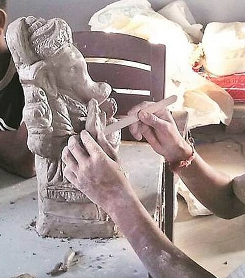 गणेशमूर्तींचा विश्वविक्रमी प्रयोग फेल; महापालिका प्रशासनासह पदाधिकार्यांनाही पडला विसर