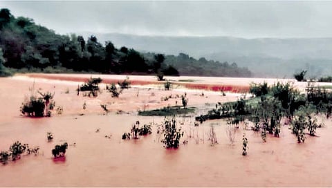 भुदरगड मेघोली तलाव फुटला पाच गावांचा संपर्क तुटला