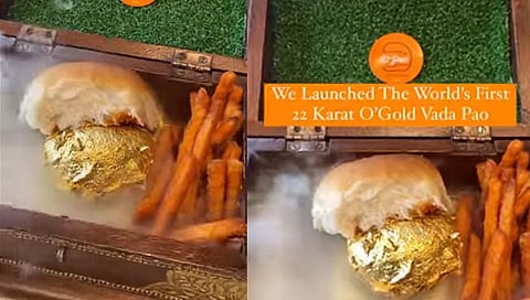 Gold Vada Pao : दुबईत मिळतोय २२ कॅरेट सोन्याचा वडापाव