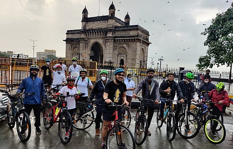 नायर रुग्णालय : शतक महोत्सवी वर्षानिमित्त डॉक्टर आणि कर्मचाऱ्यांचे तब्बल शंभर किलोमीटर सायकलिंग