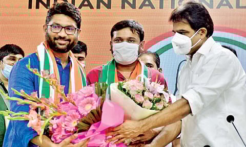 कन्हैया कुमार, जिग्नेश काँग्रेसमध्ये