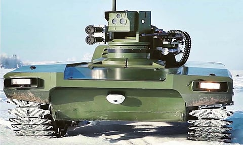 रोबो रणगाडा रशियन सैन्यात लवकरच दाखल हाेणार