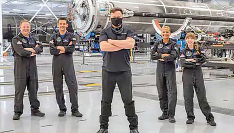 हौशी अंतराळवीरांची तीन दिवसांची अंतराळ मोहीम यशस्वी