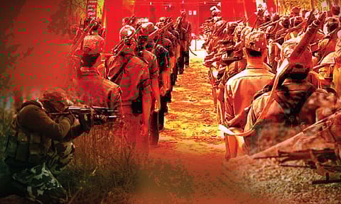 नक्षलवाद्यासंबंधी हिंसाचारात ७० टक्के घट