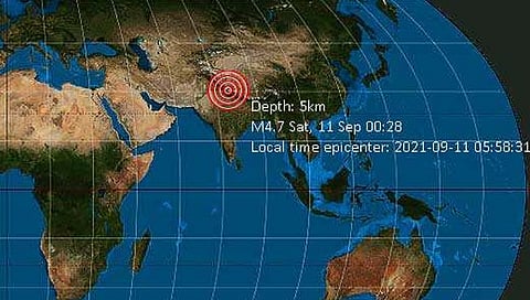 उत्तराखंडमधील जोशीमठ परिसर भूकंपाने हादरला